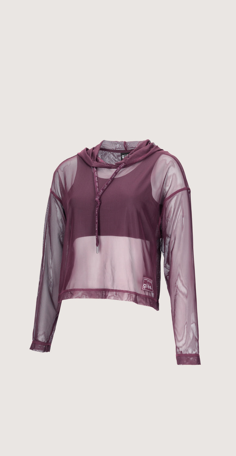Hibiscus Mesh Sweatshirt