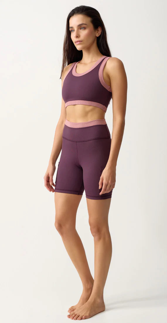Lavander Biker Shorts