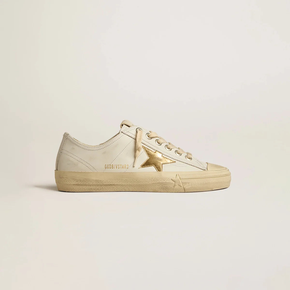 Tenis Golden Goose V Star 2 Leather Upper Laminated Mujer
