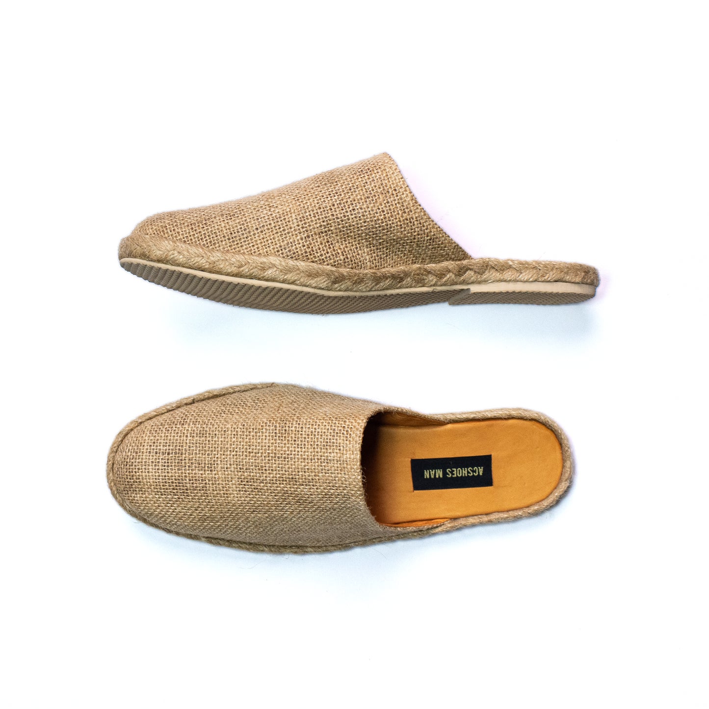 Fique slingback mules