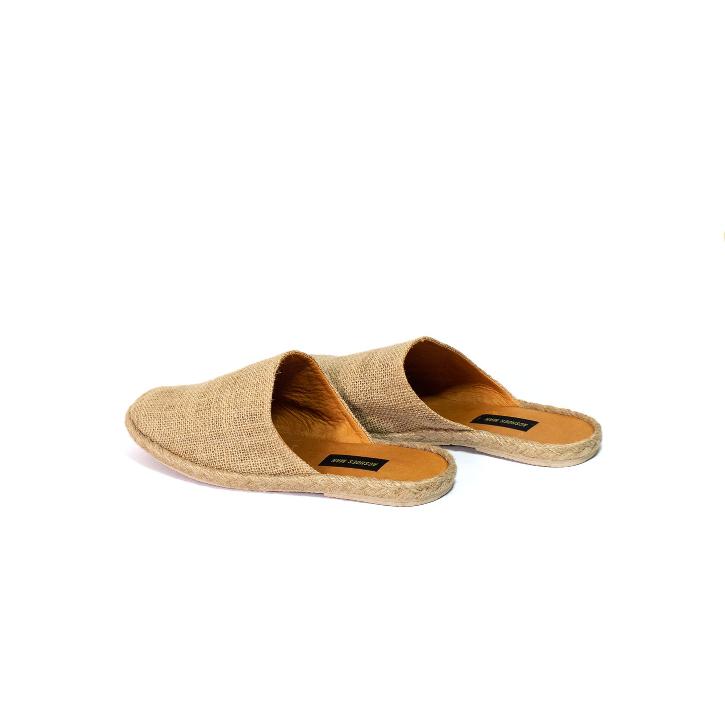 Fique slingback mules