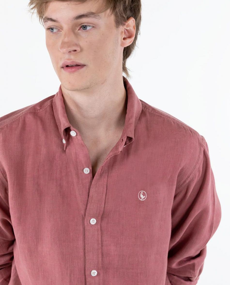 Camisa Lino Garment Dyed