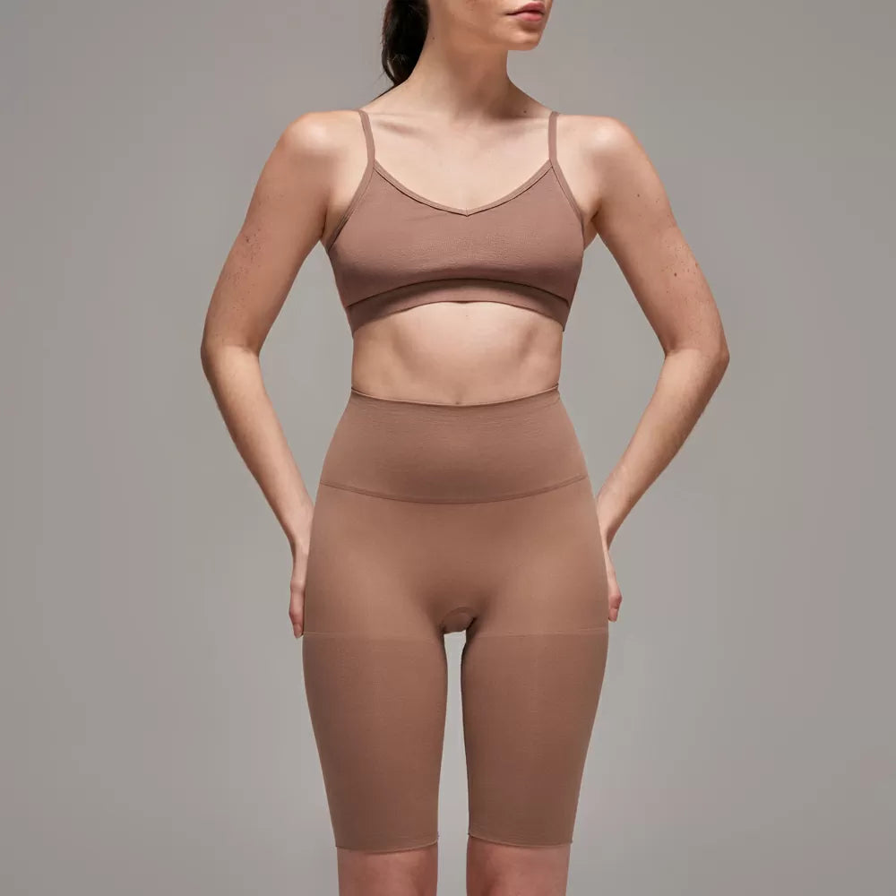 Invisible Shaping Shorts with Abdominal and Leg Control
