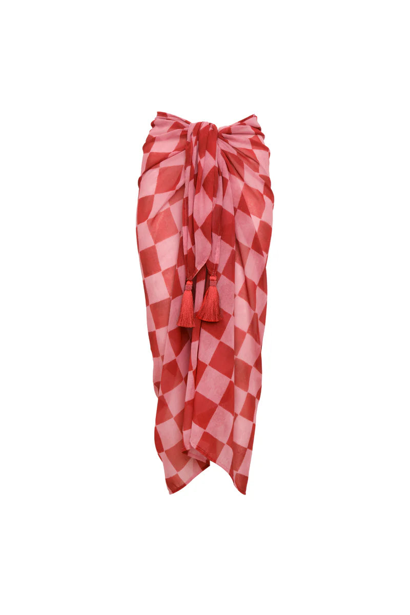 Taylor checkers sarong