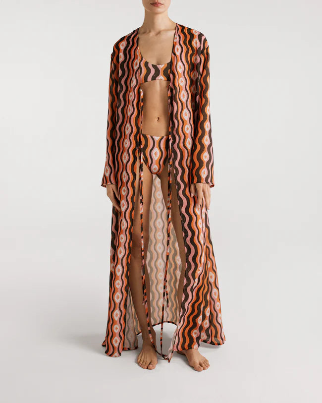 Athina star waves kimono