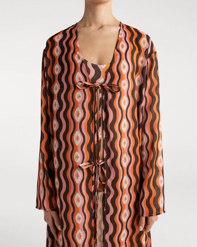 Athina star waves kimono