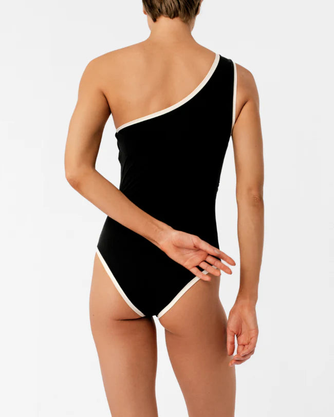 Vita ivory black one piece