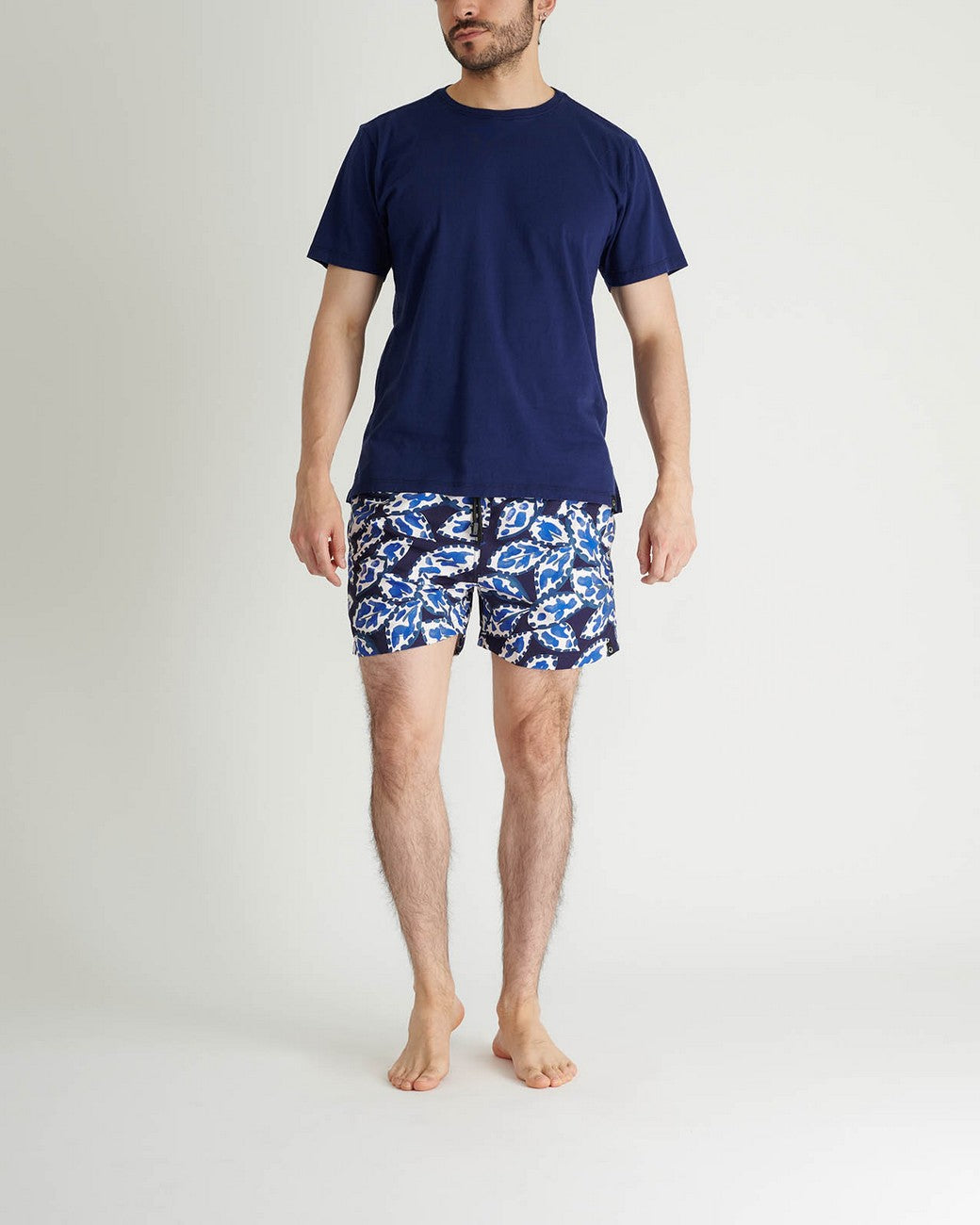 Blue round neck t-shirt