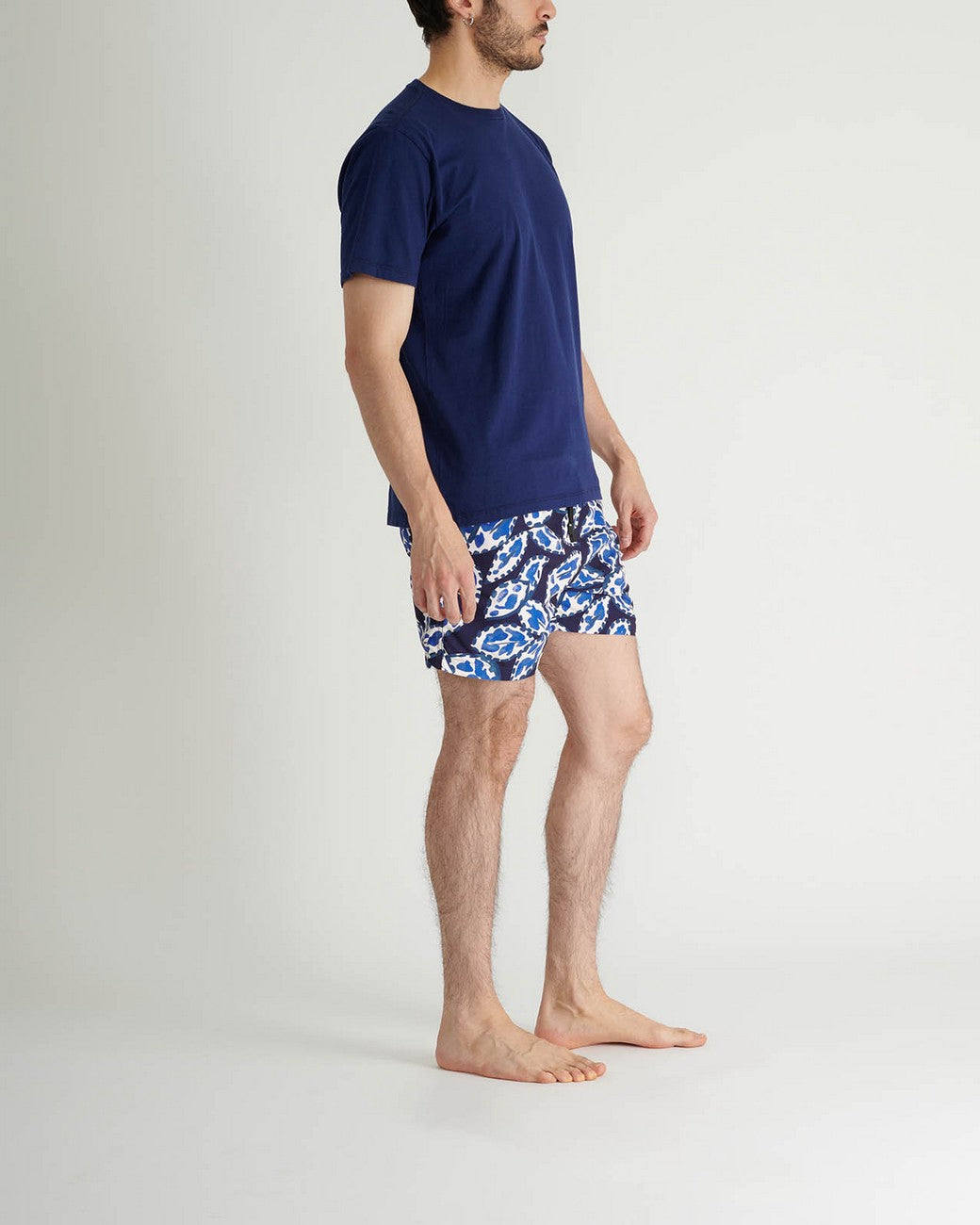 Blue round neck t-shirt