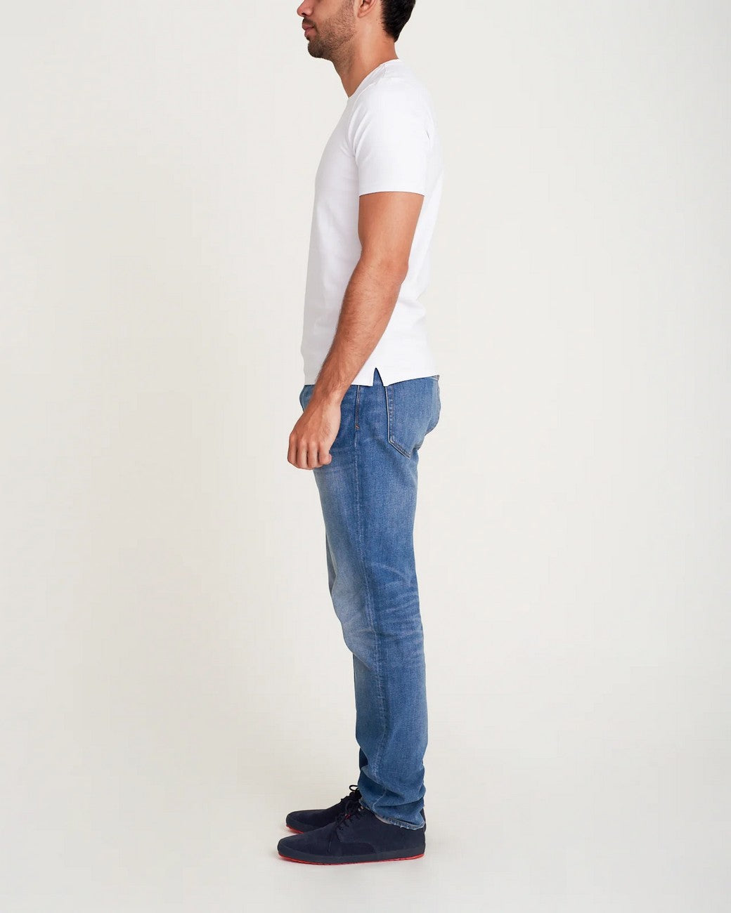 White Round Neck T-shirt