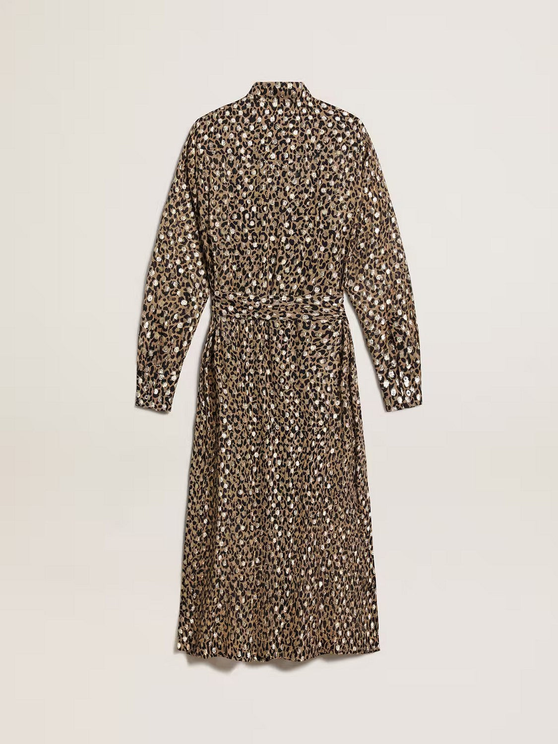 Vestido Golden Goose Mujer Chemisier Leopard Print