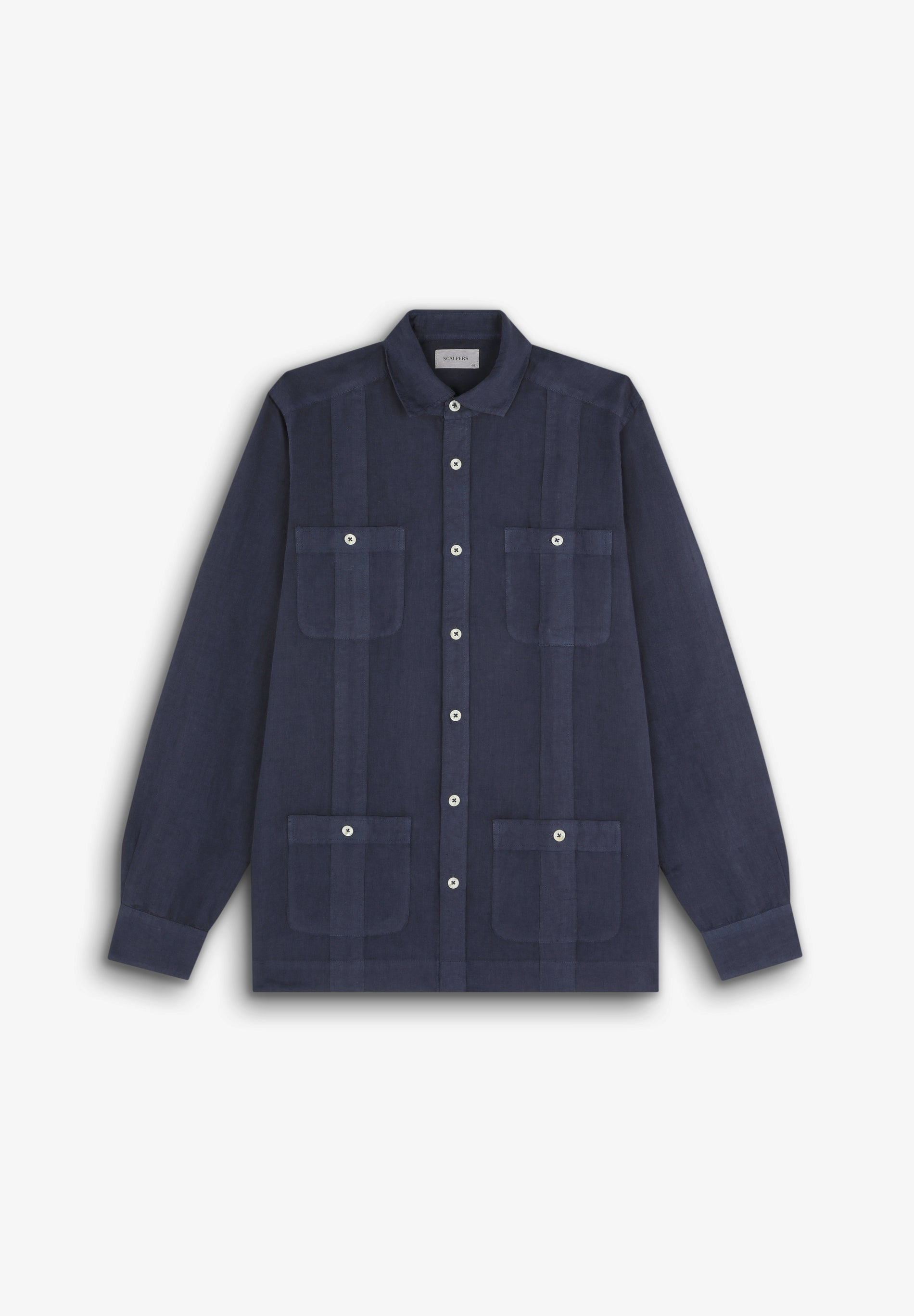 Nante Linen Shirt Navy 40