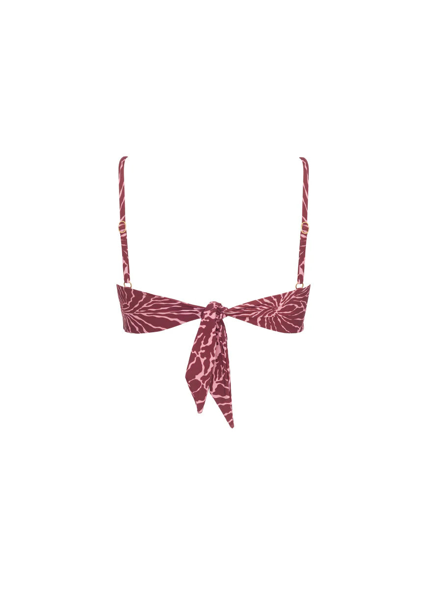 Print coralia helen top