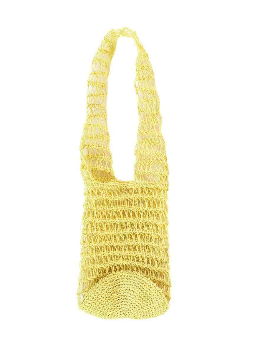 Solid beach fique bag
