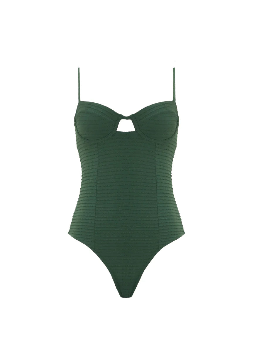 Solid sage dunes aixa one piece