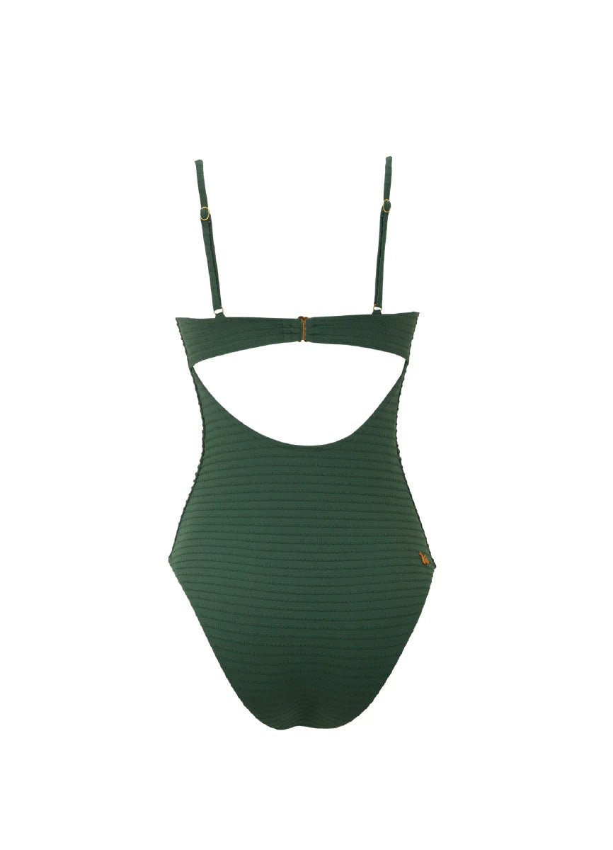 Solid sage dunes aixa one piece