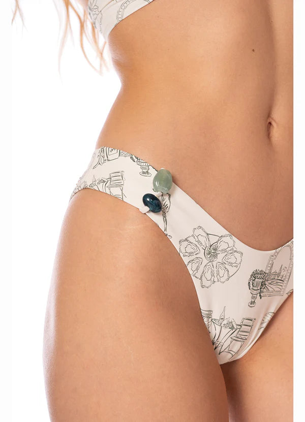 Print sage dunes laila bottom
