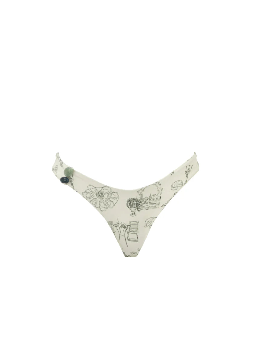 Print sage dunes laila bottom