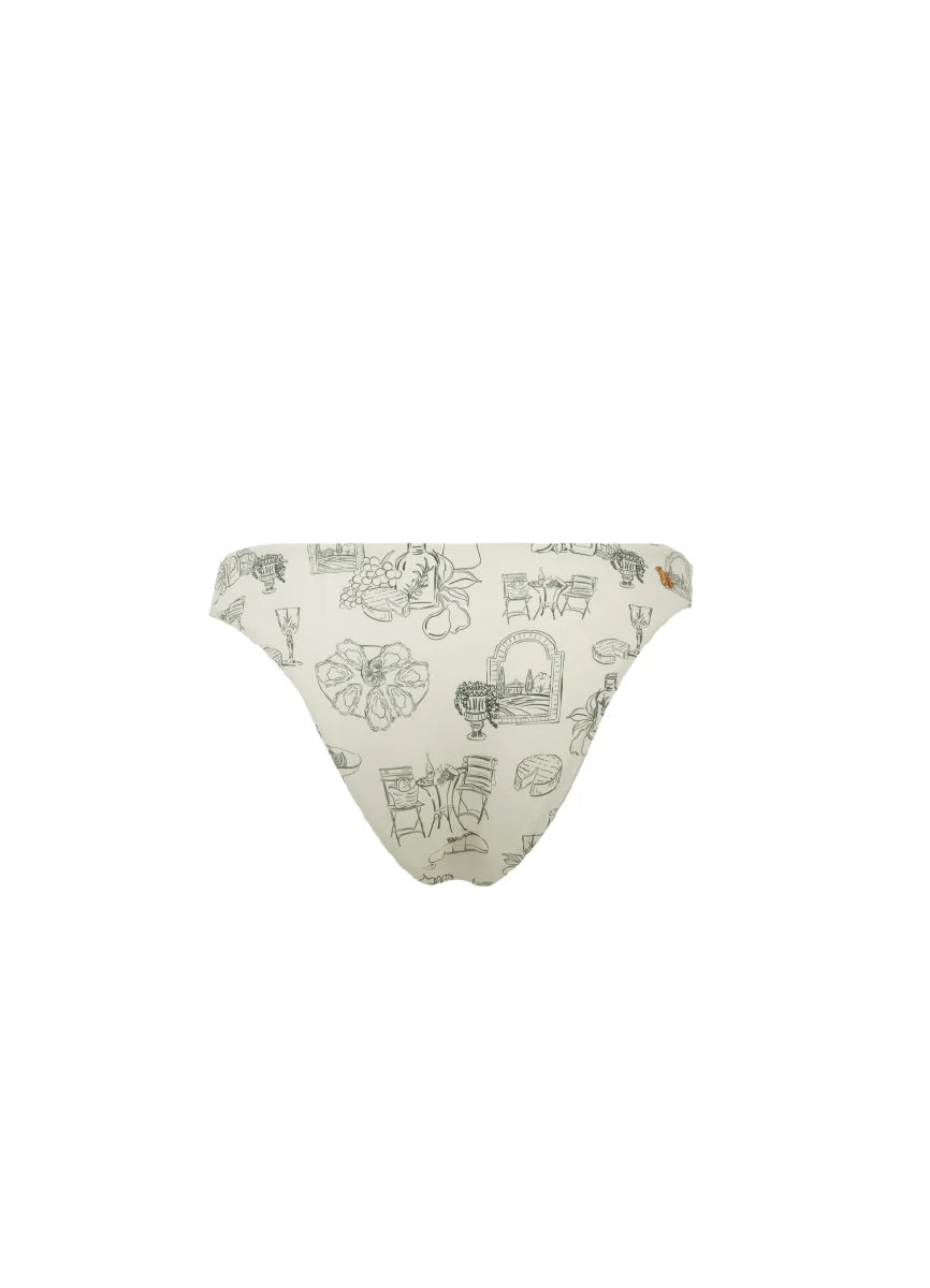 Print sage dunes laila bottom
