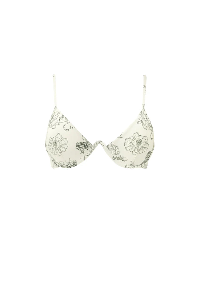 Print sage dunes cristal top