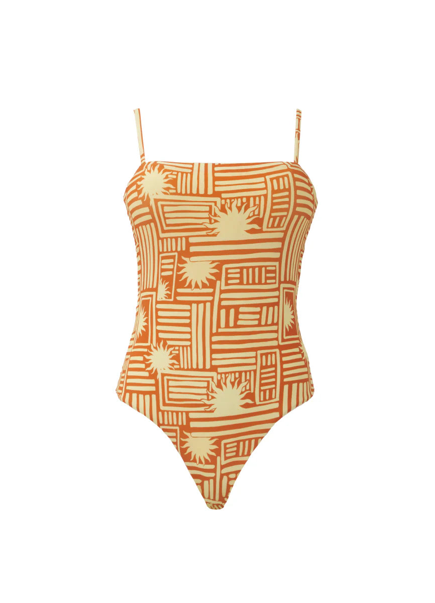 Print sun essence silvi one piece