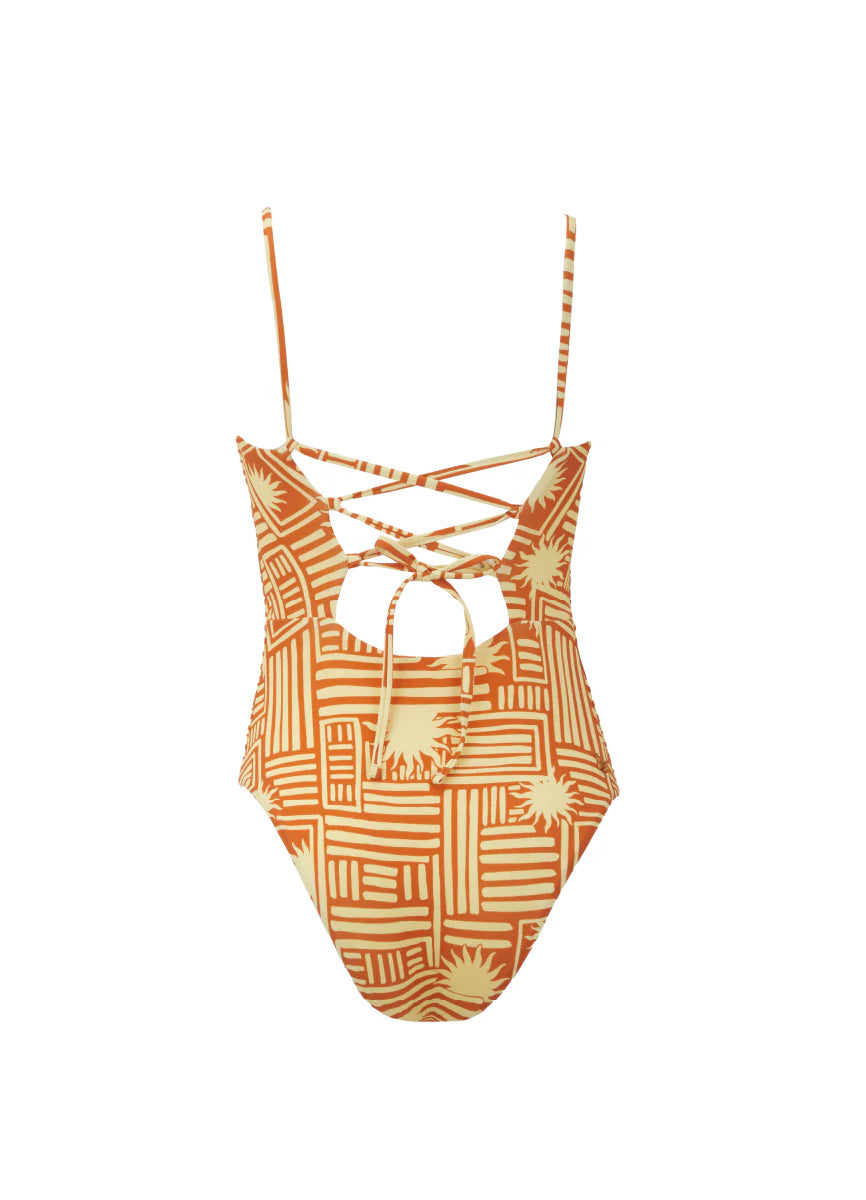 Print sun essence silvi one piece