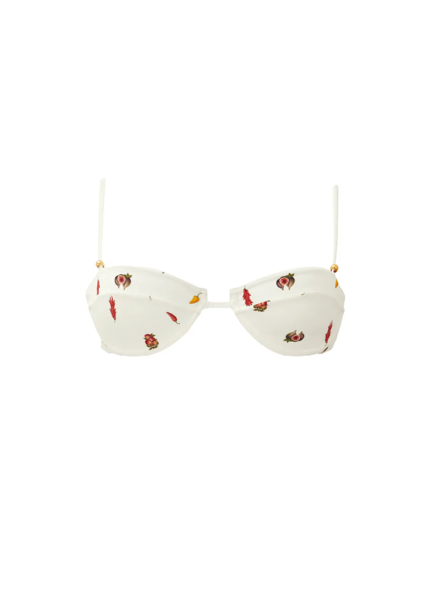 Print crimson heat vera top