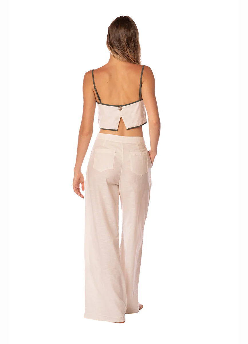 Print sage dunes zenda pant
