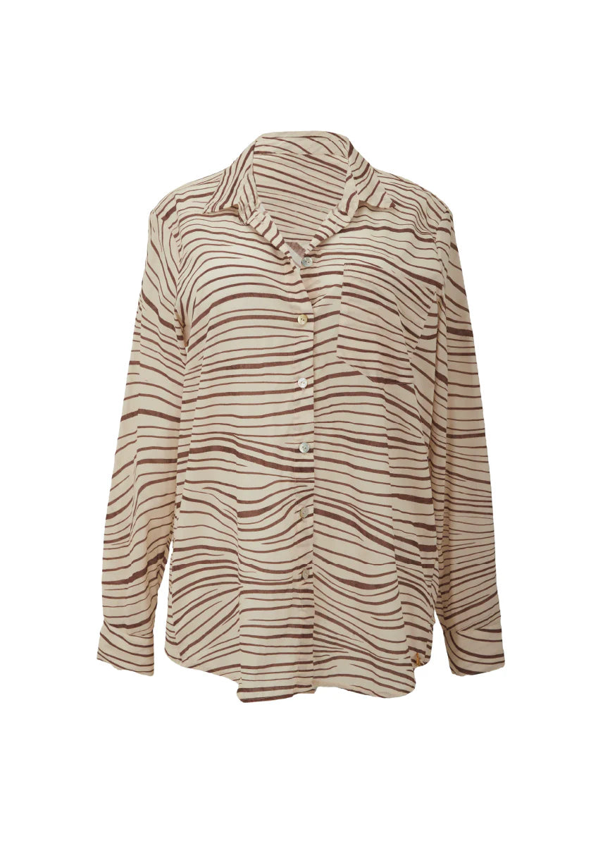 Print eternal sands arabella shirt
