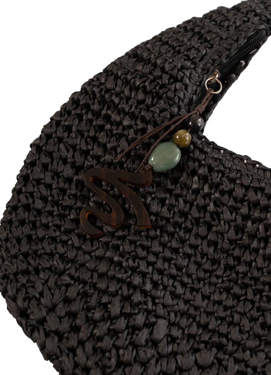 Solid midnight muse beach bag