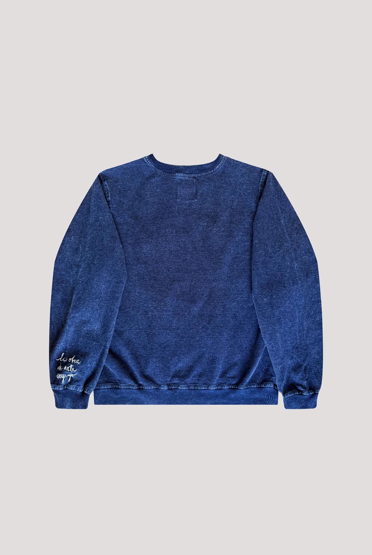 Deep blue sweatshirt