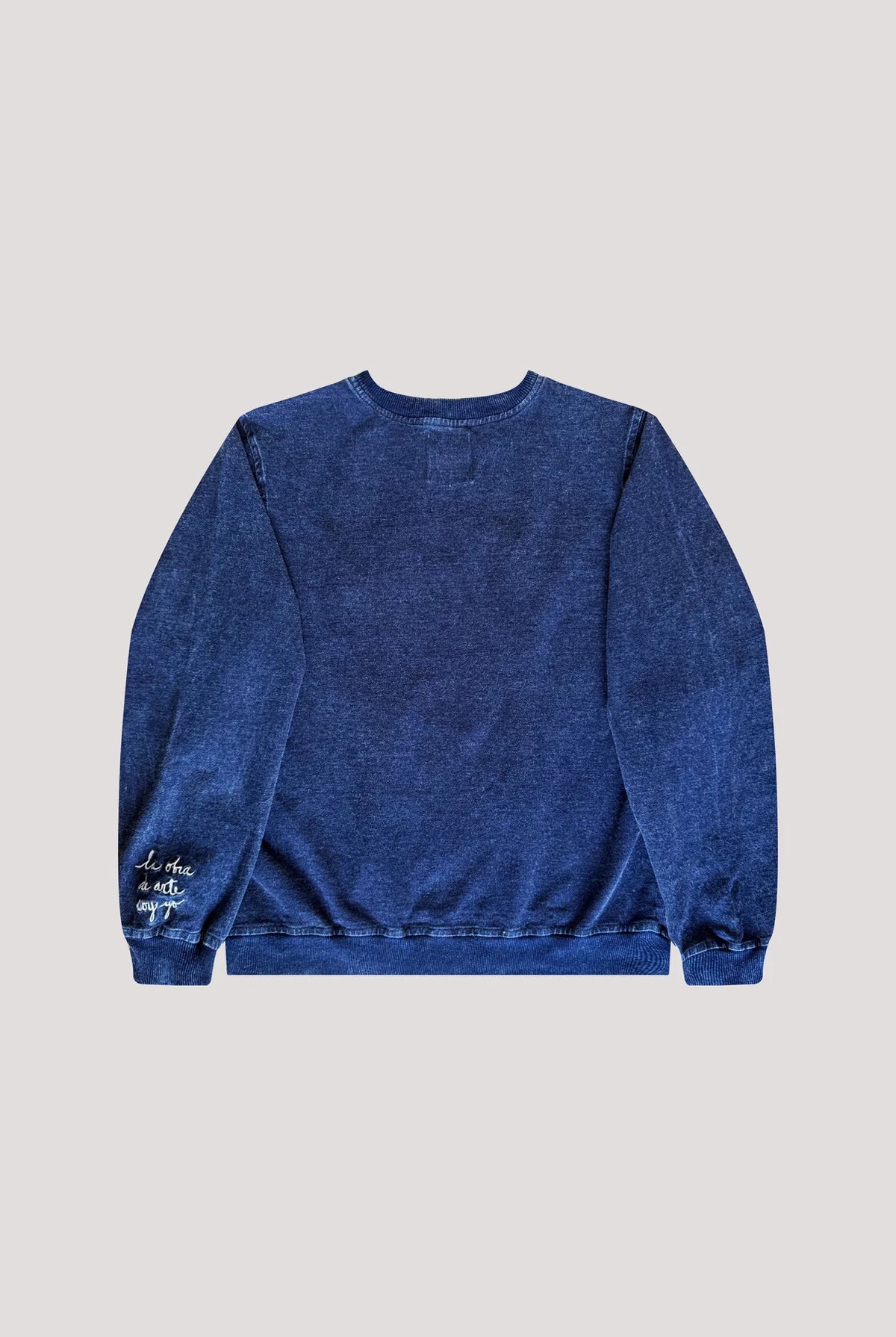Deep blue sweatshirt