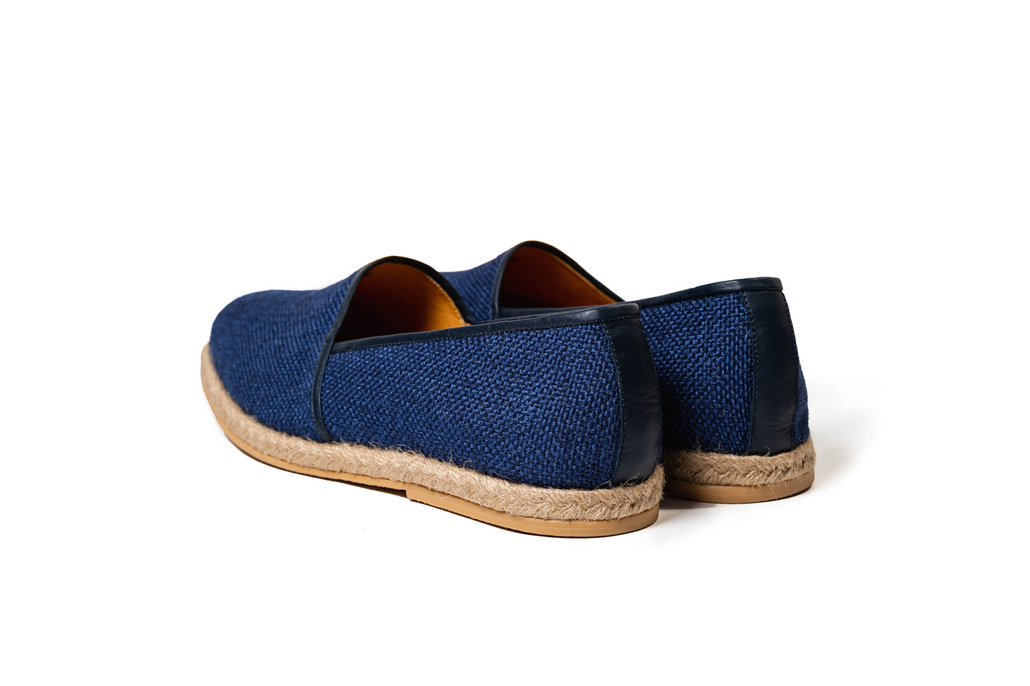 Turquoise blue canvas espadrille