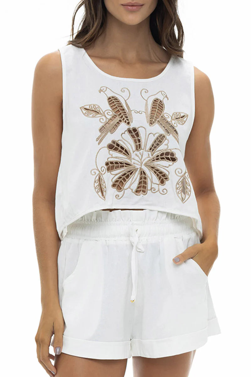 Art Deco Crop Top