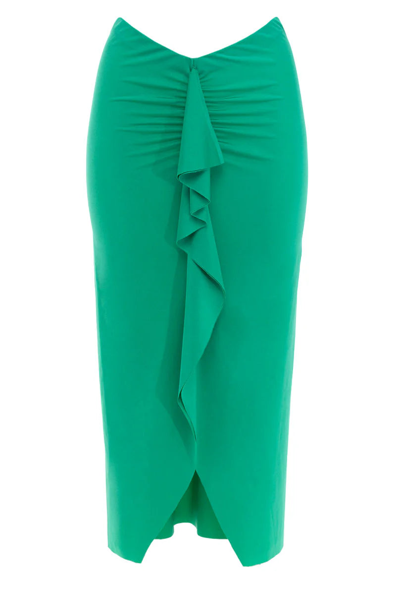Art deco fitted skirt