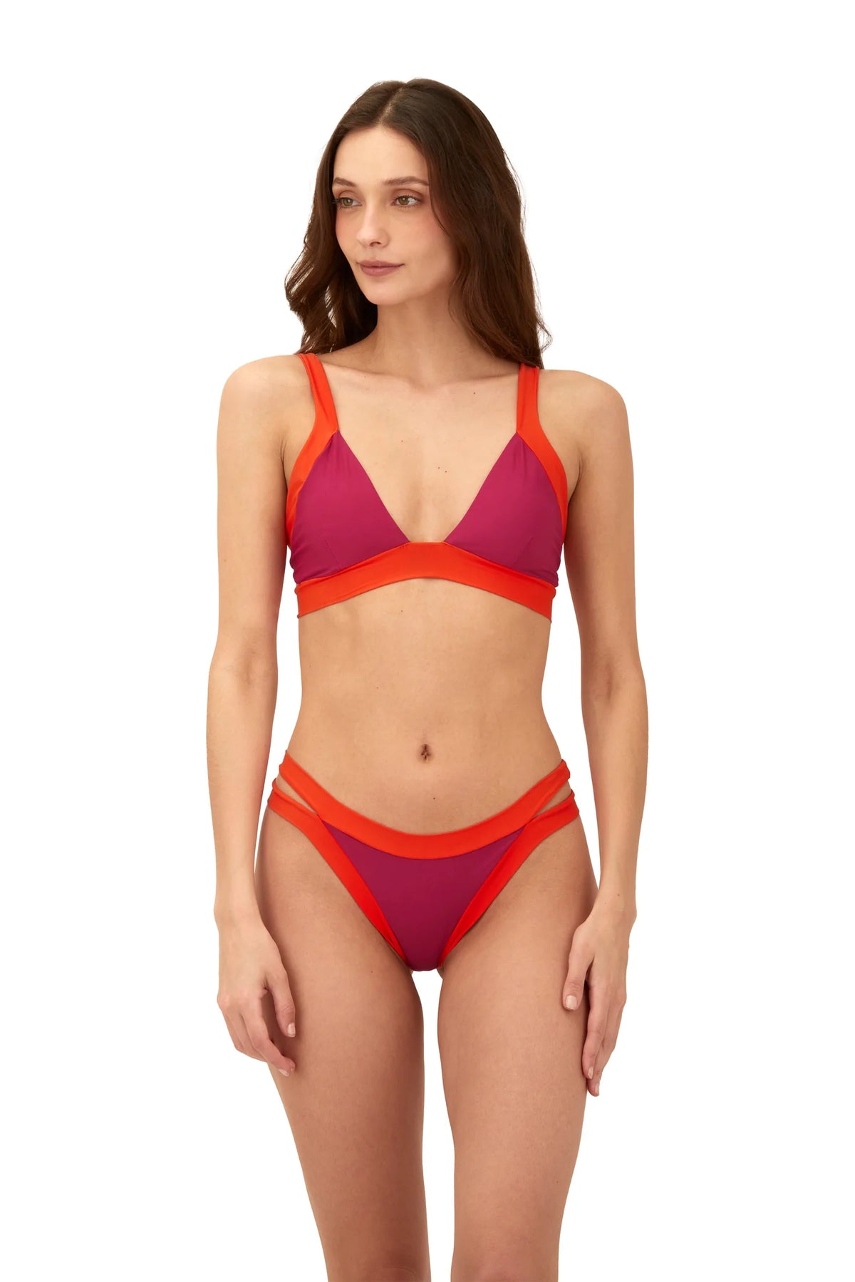 Brisa tangerine color blend array bottom