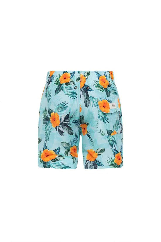 Pantaloneta Hawaiian flowers