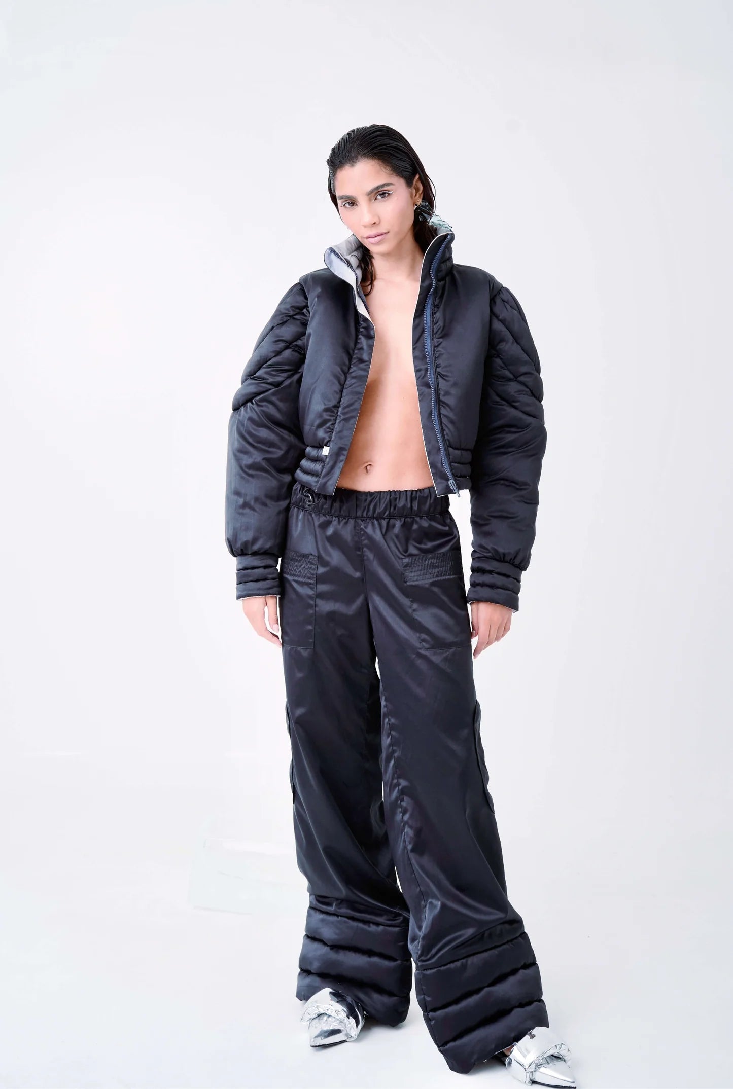 Reversible beluga pants