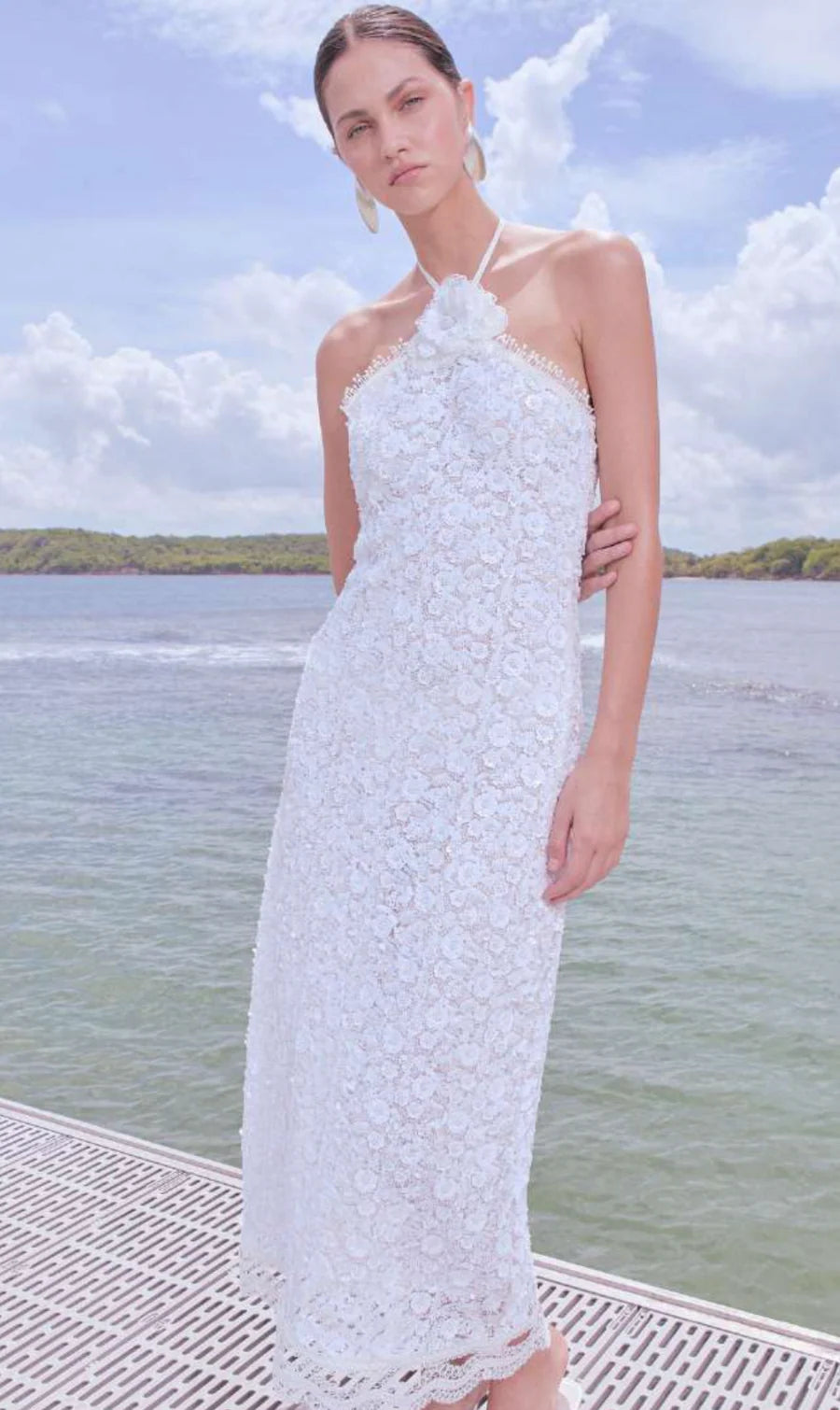 Beso de luna maxi dress