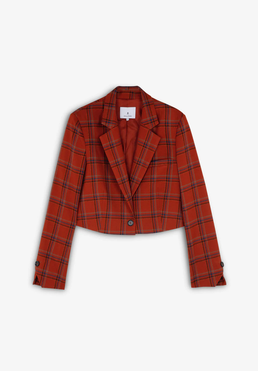 Blazer Terracotta Check