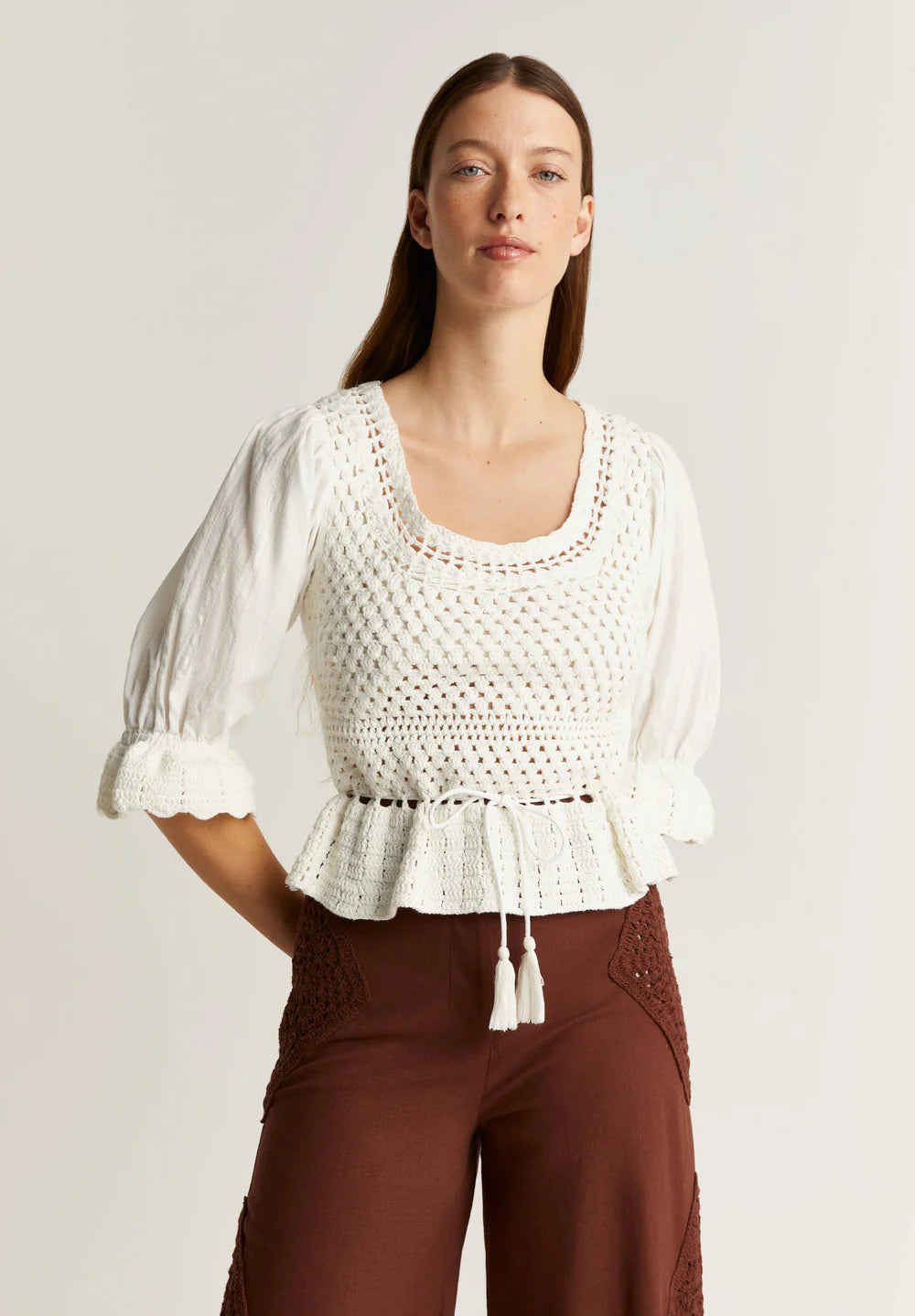 Blusa Crochet