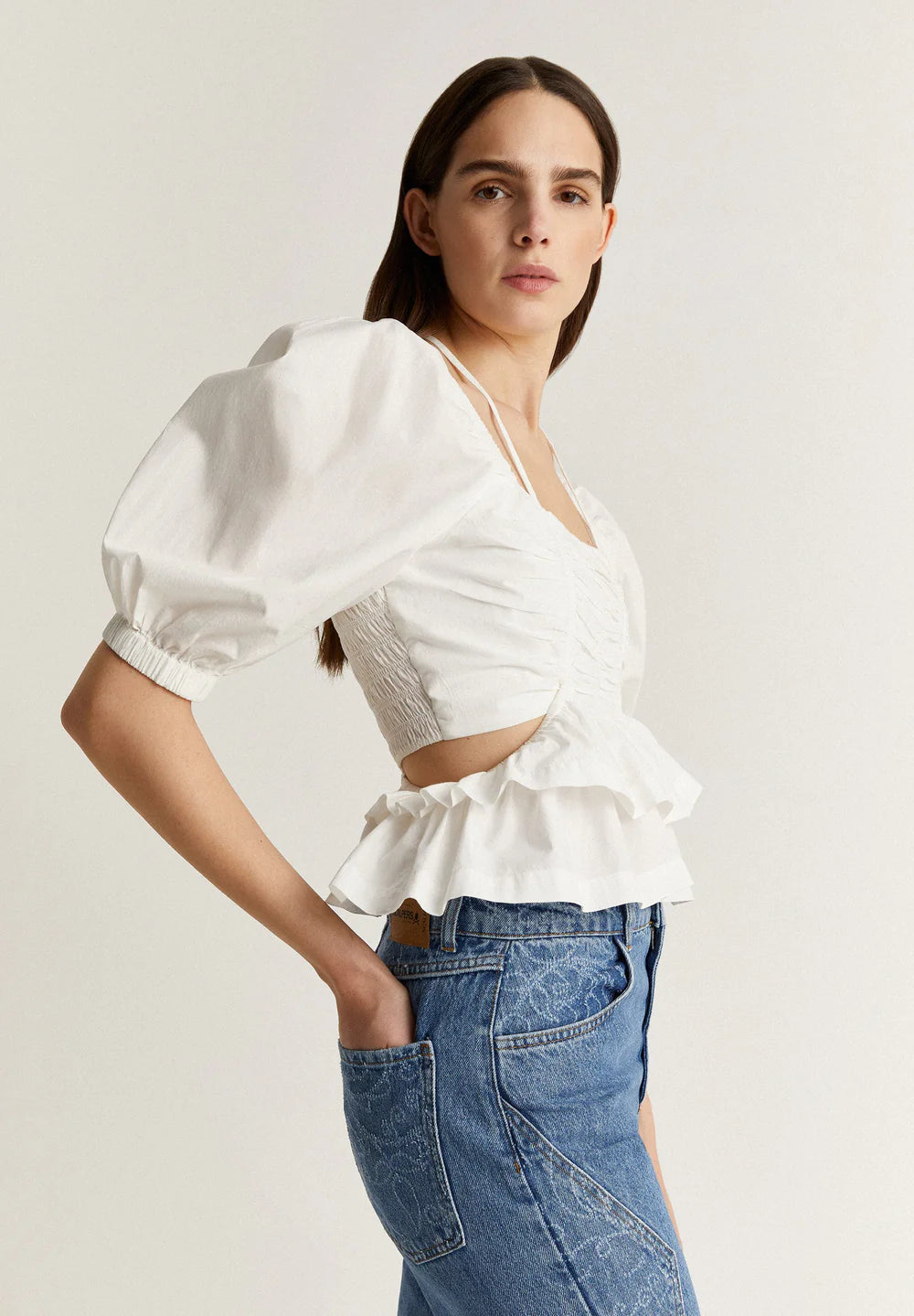 Blusa Poplin Puff