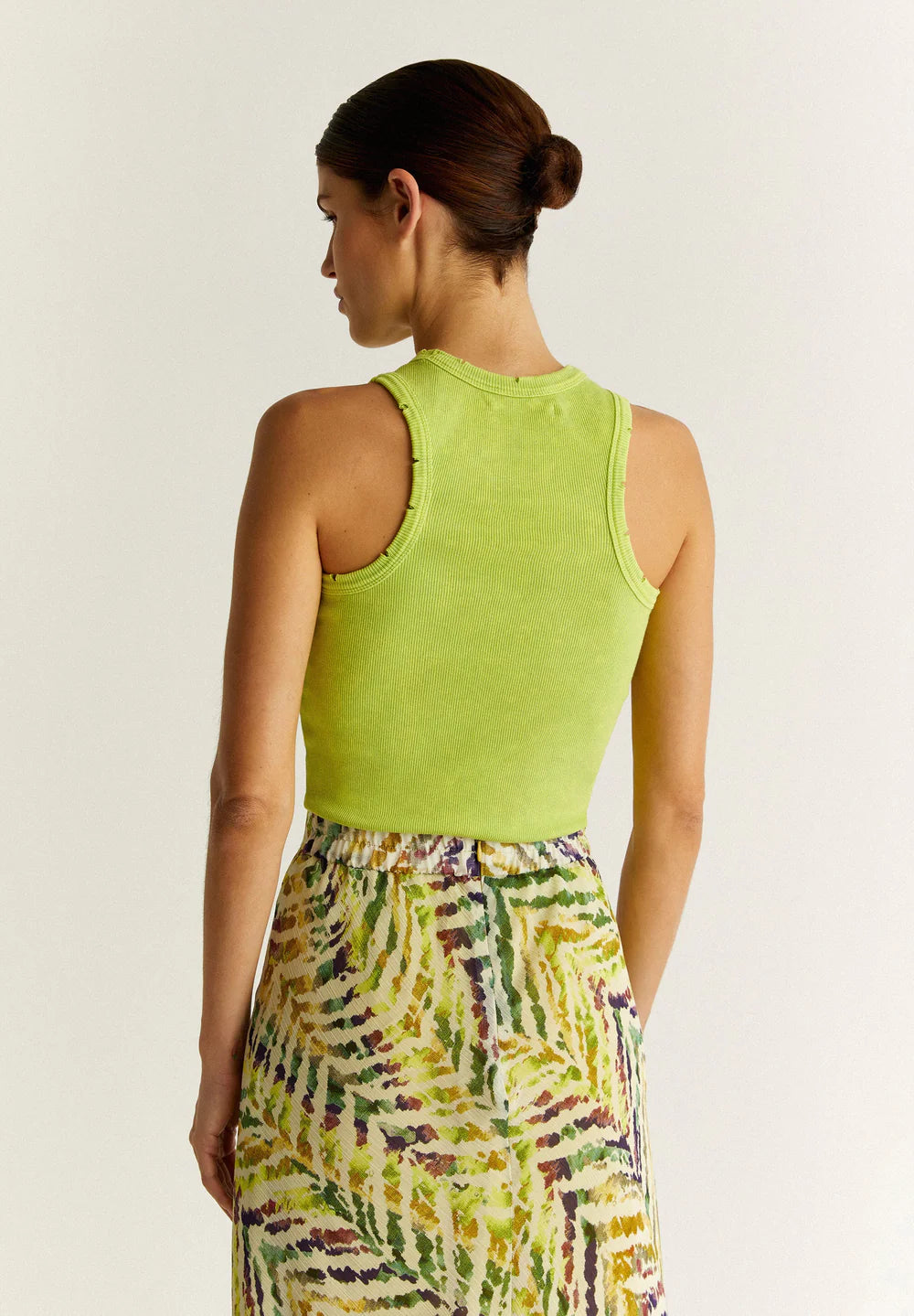 Blusa Fluor Rib Tank Tee