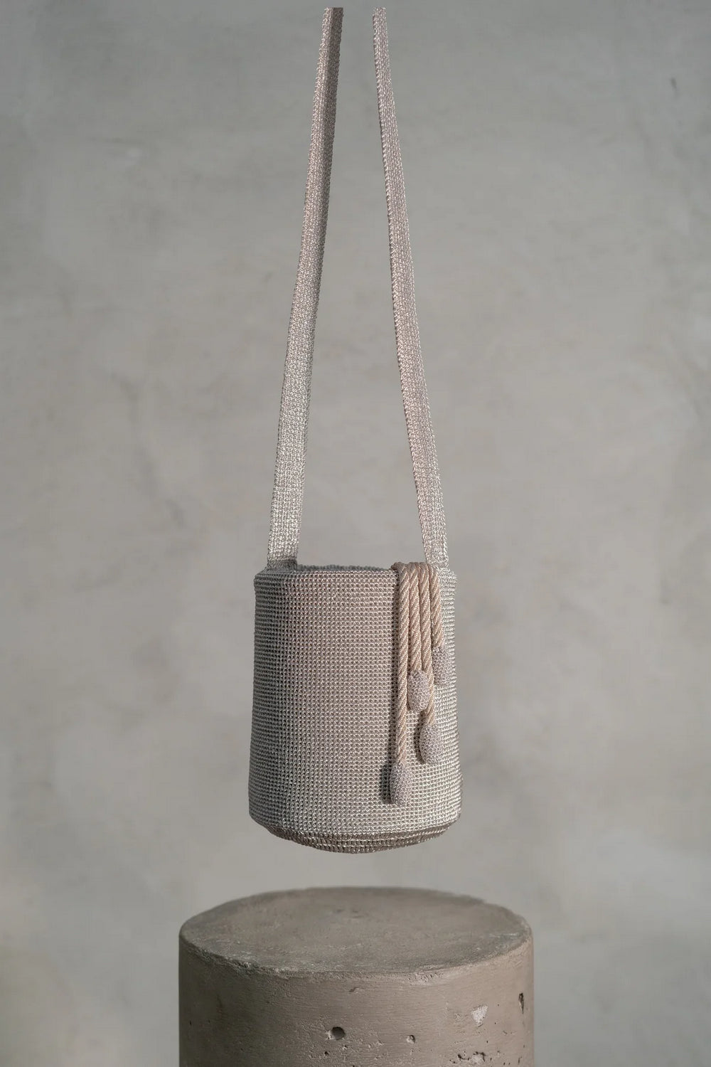 Silver nest bag