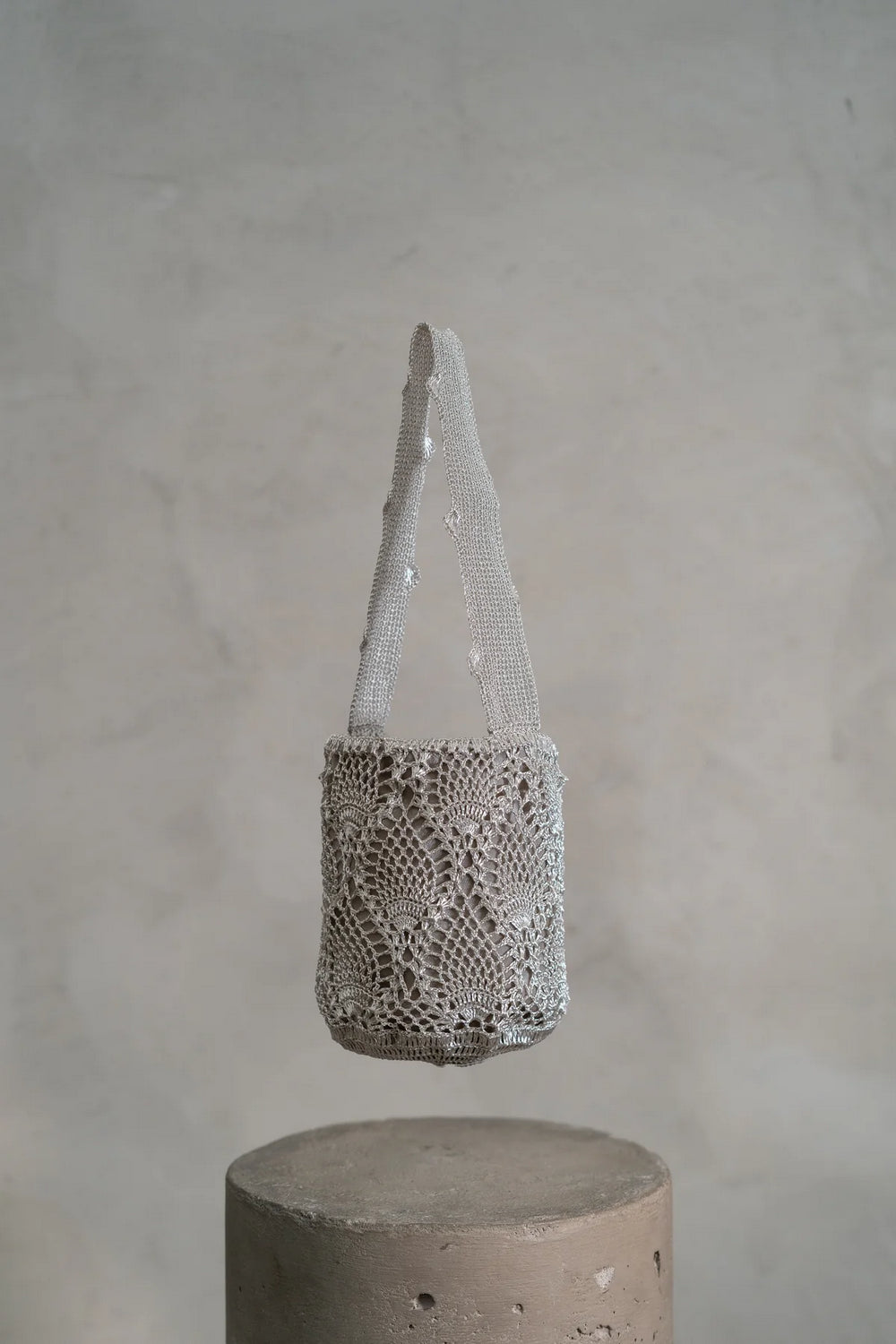 Silver pineapple bag