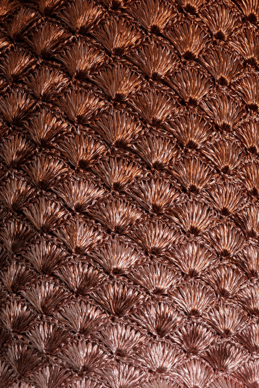 Seahsell rose gold copper bag