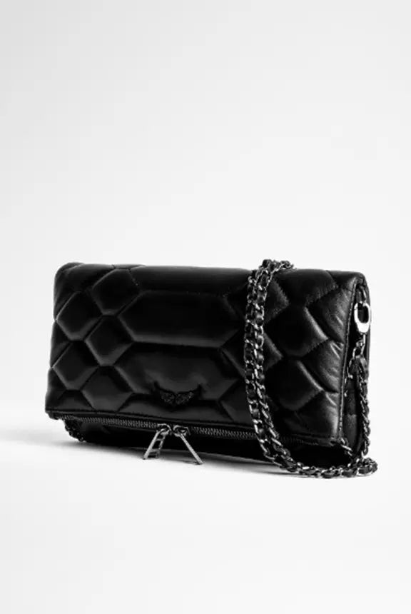 Bolso Rocky Xl Mat Cuir Noir