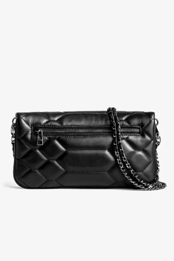 Bolso Rocky Xl Mat Cuir Noir