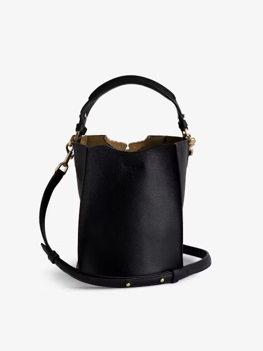 Bolso Borderline Bucket Grained Leat