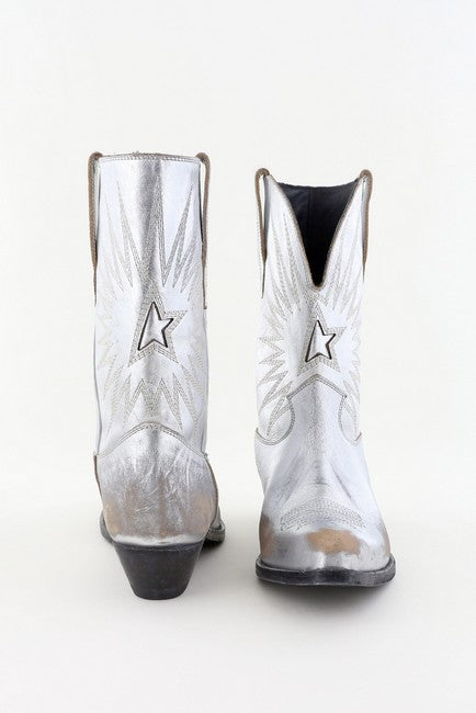 Botas Golden Goose Wish Star Low Laminated Mujer